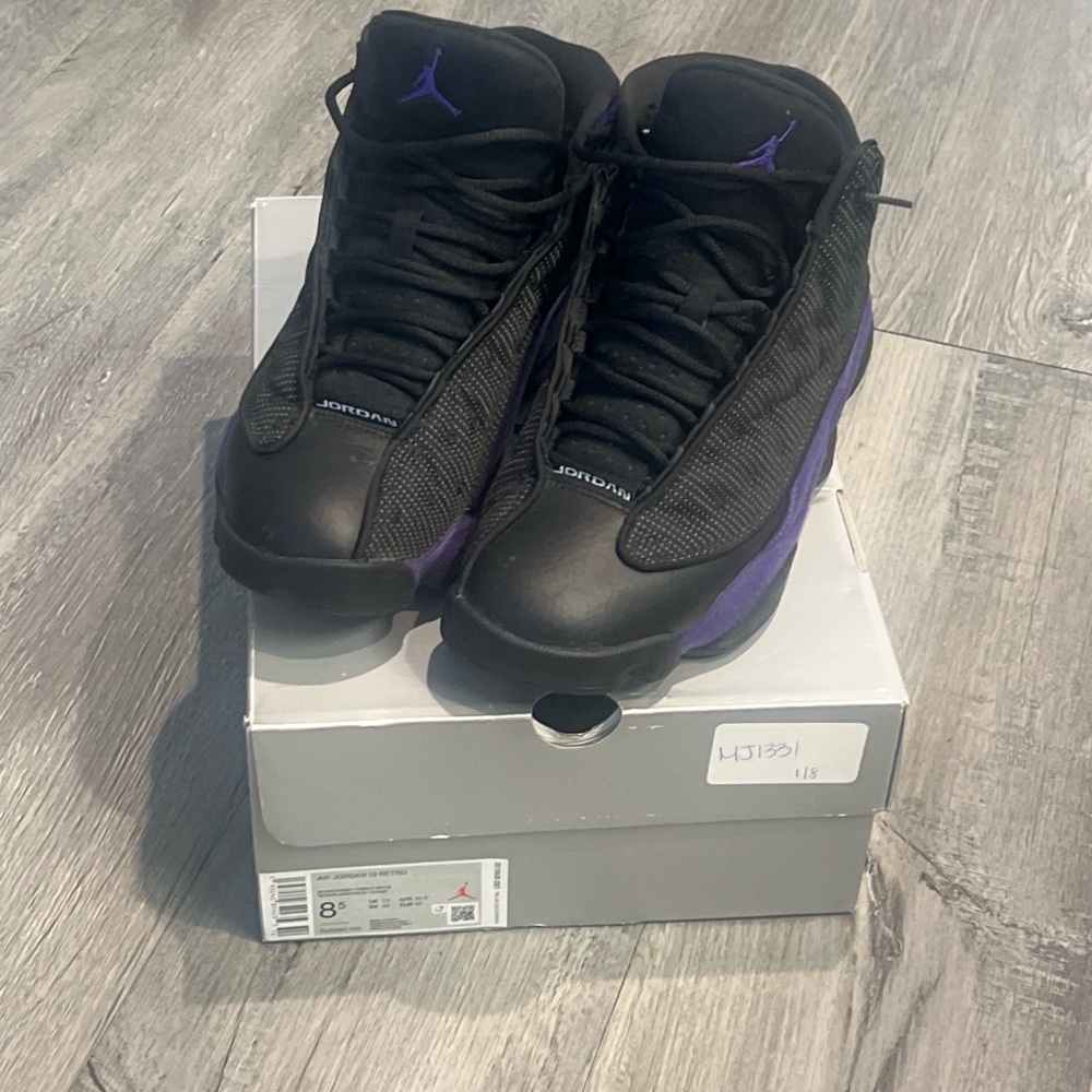 Jordan 13 Retro Black/Court Purple
